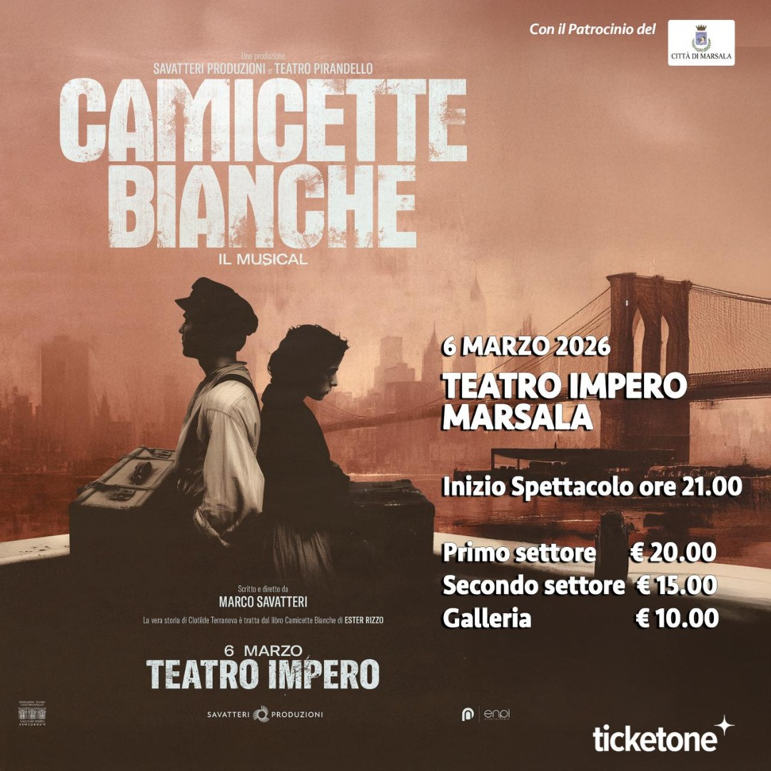 “Camicette Bianche – Il Musical” arriva al Teatro Impero di Marsala