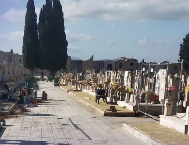 Alcamo: continuano i lavori di manutenzione nei 5 cimiteri cittadini