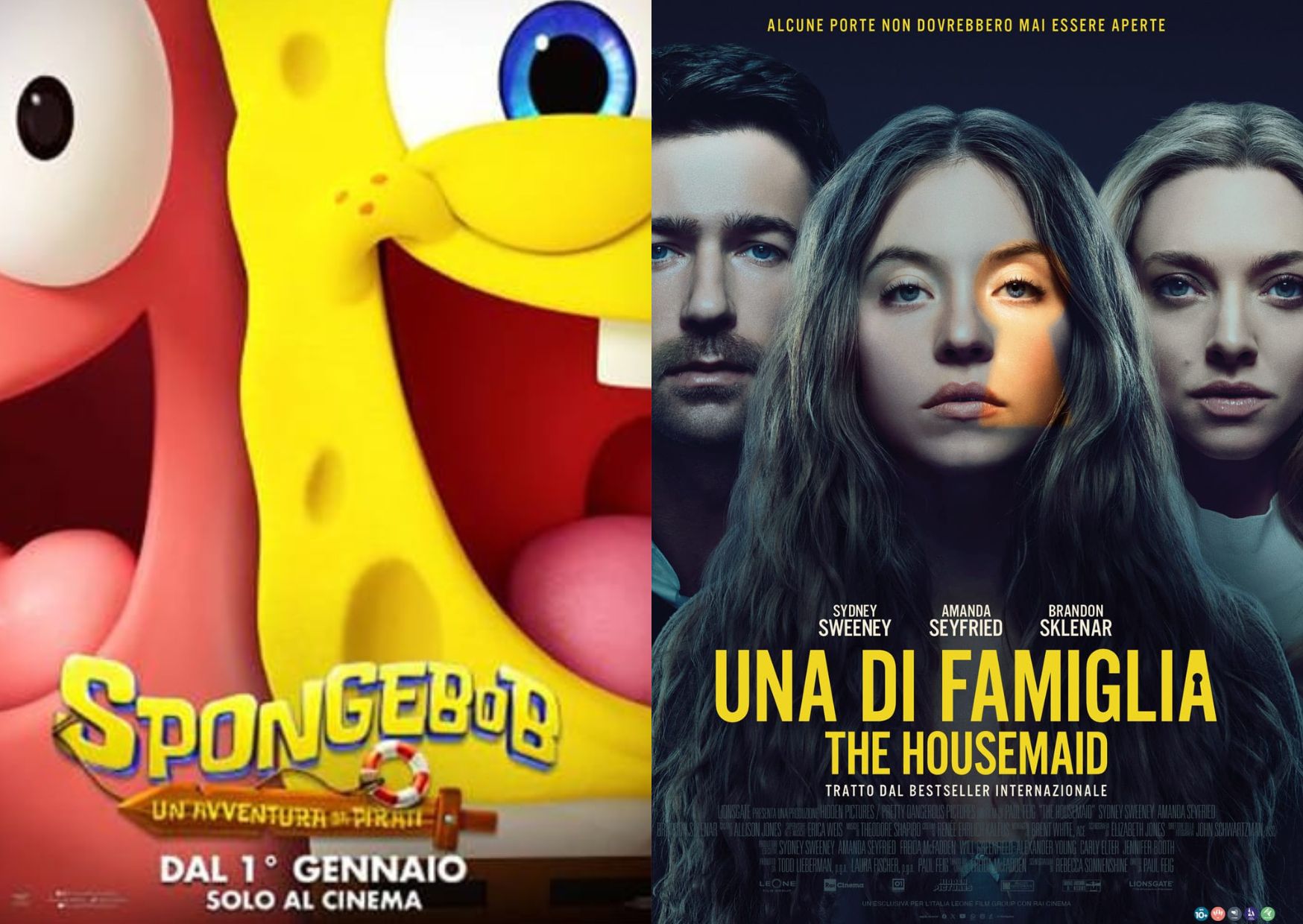 Al Don Bosco il thriller “Una di famiglia” e Spongebob