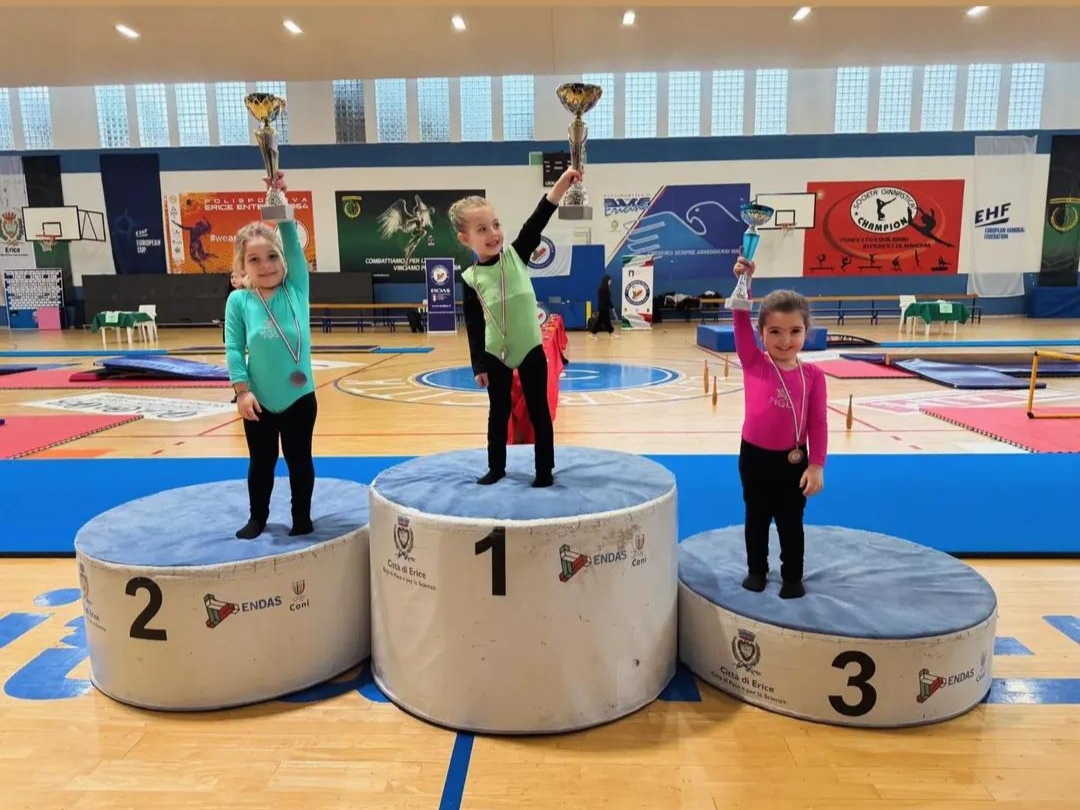 La Marsala Gym Lab sale sul podio al Campionato di Ginnastica Artistica Gold