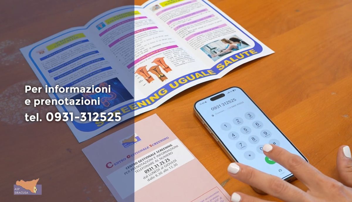 Screening oncologici, nel 2025 più adesioni all’Asp di Siracusa