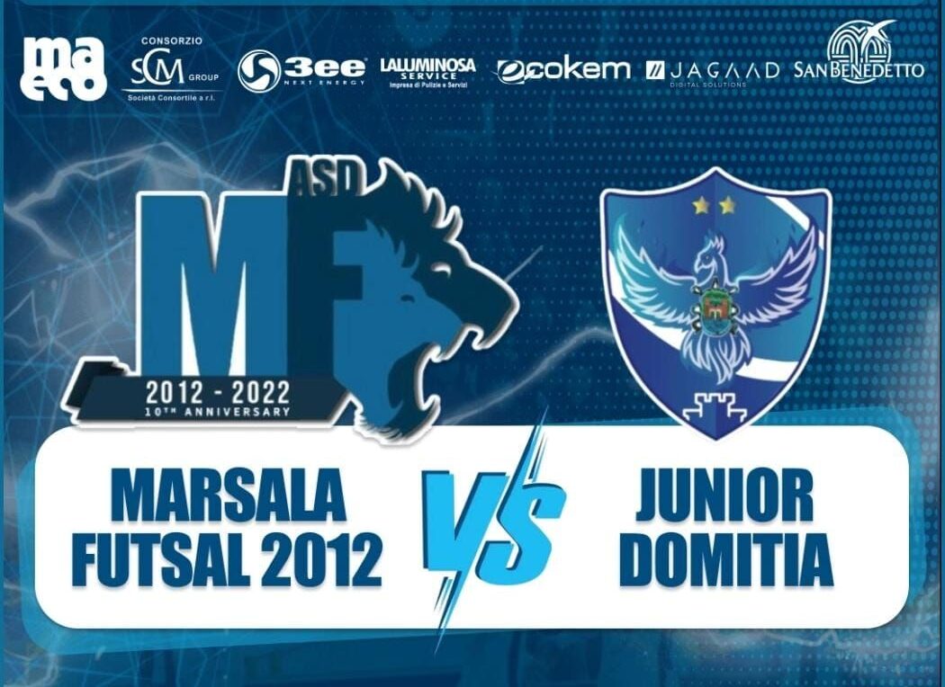 Il Marsala Futsal accoglie la Junior Domitia per continuare la corsa alla vetta