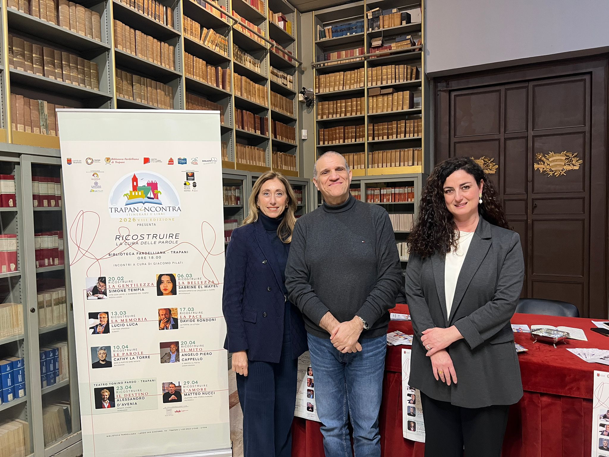 Presentato il programma della rassegna TrapanIncontra. Otto appuntamenti per riflettere sulla cura delle parole