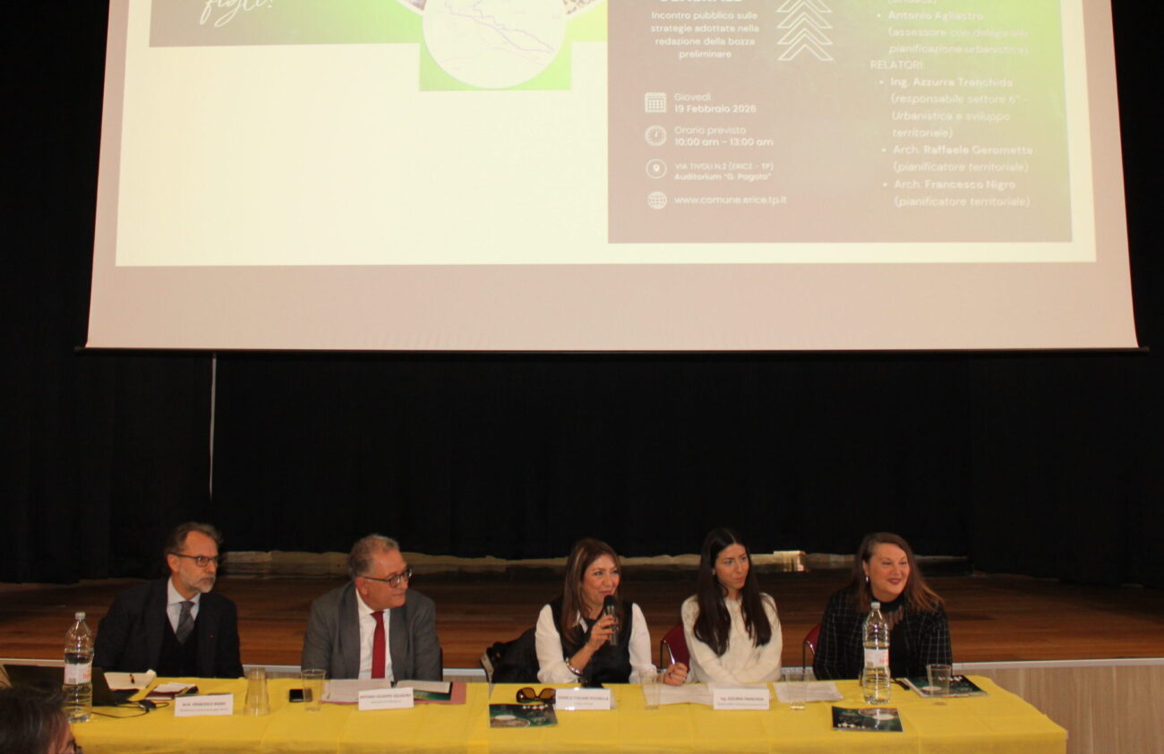 Erice ripensa ad una nuovo Piano Urbanistico per la città: una visione condivisa