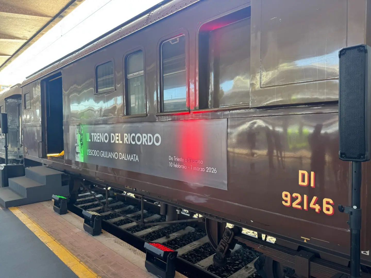 Il “Treno del Ricordo” a Palermo, memoria e testimonianza dell’esodo giuliano-dalmata