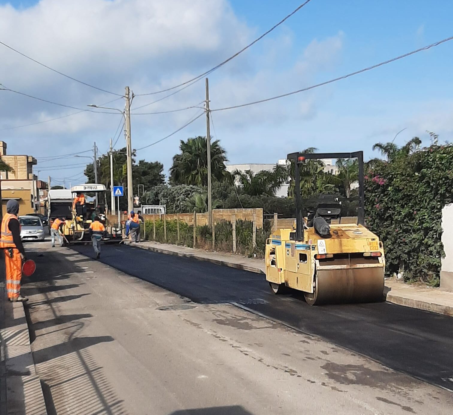 Continuano nelle strade marsalesi i lavori di rifacimento, ma alcune buche si riaprono con la pioggia