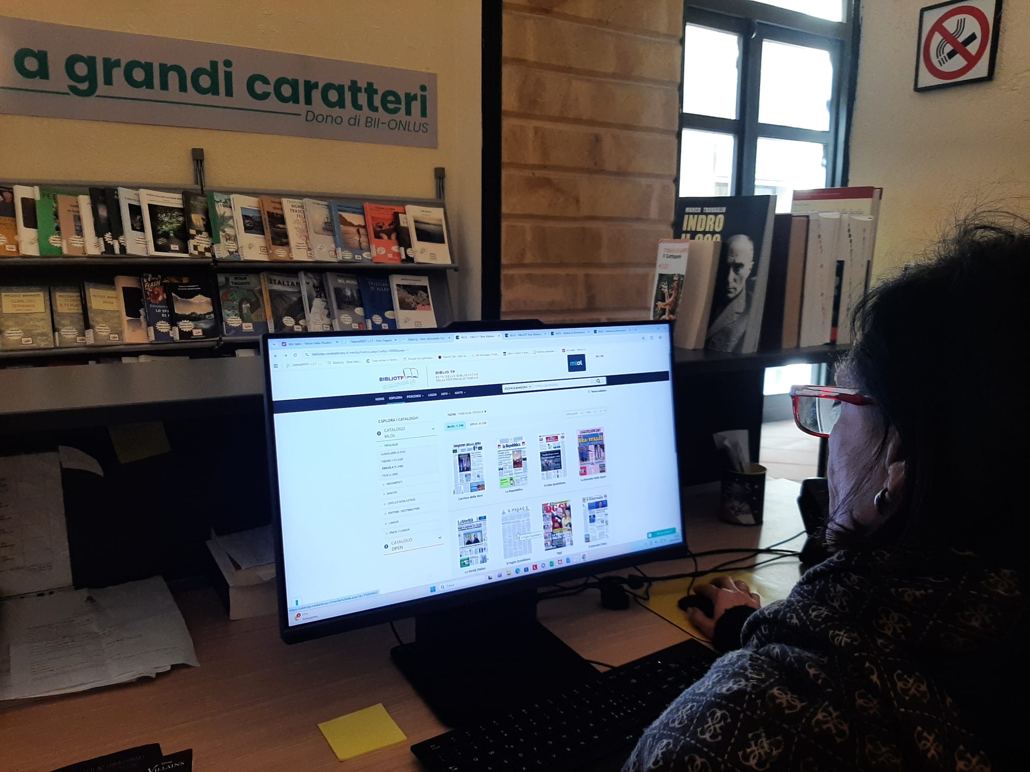 Edicola Digitale, attivato il servizio nella Biblioteca comunale di Marsala