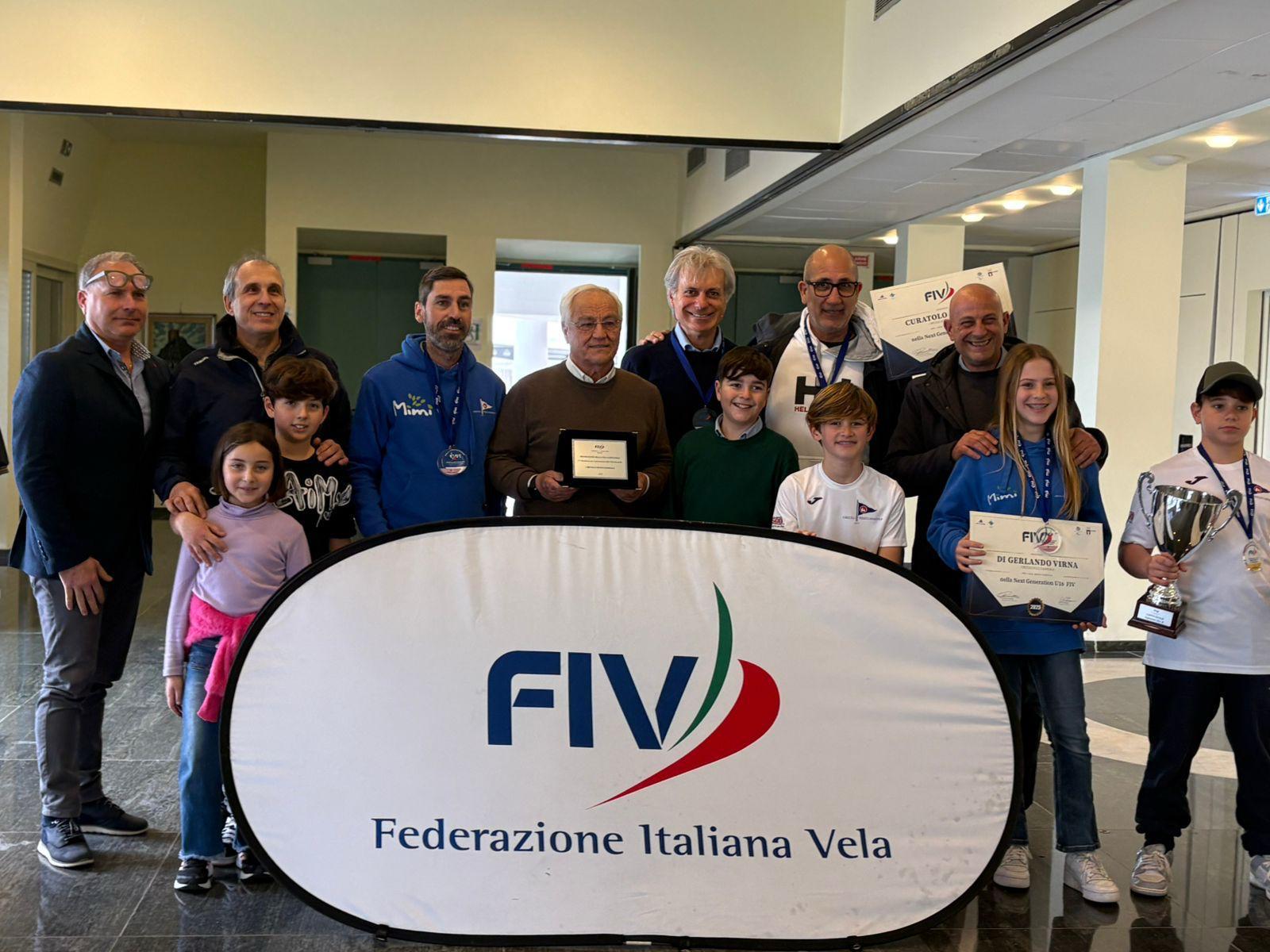 La Federazione Italiana Vela premia gli atleti del Circolo Velico Marsala
