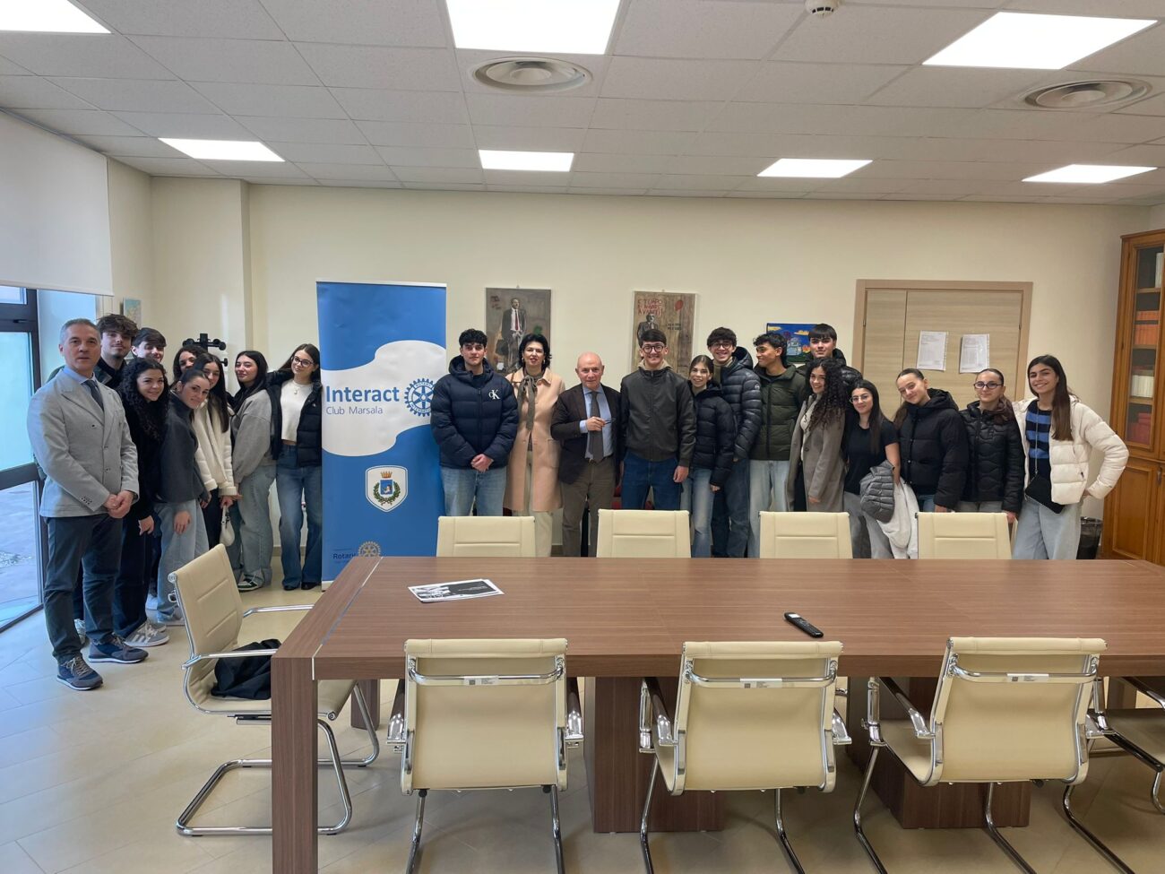 I giovani dell’Interact Marsala in Procura per conoscere il “quotidiano lavoro della Giustizia”