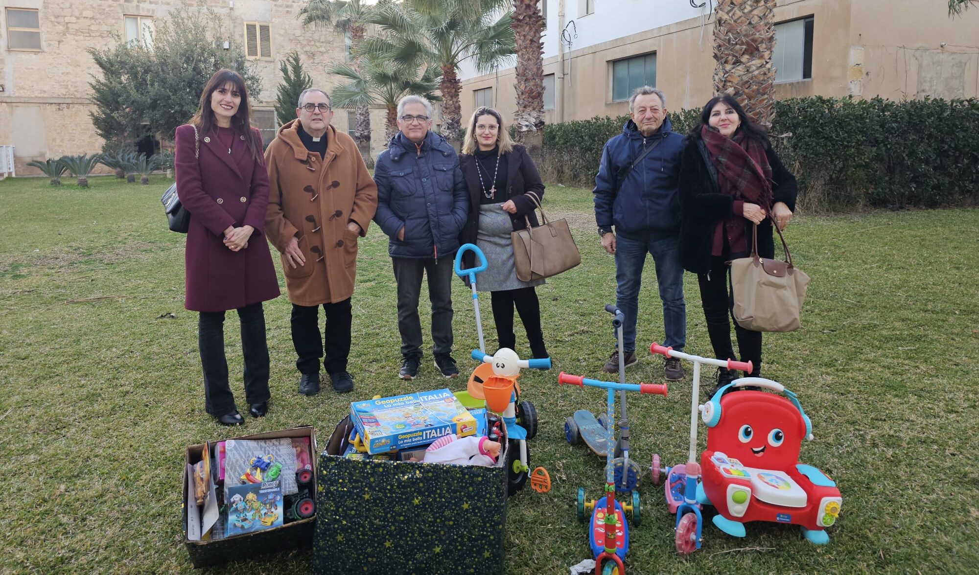 “Giocattoli in movimento” a Erice: nuova donazione alla chiesa Madonna di Fatima