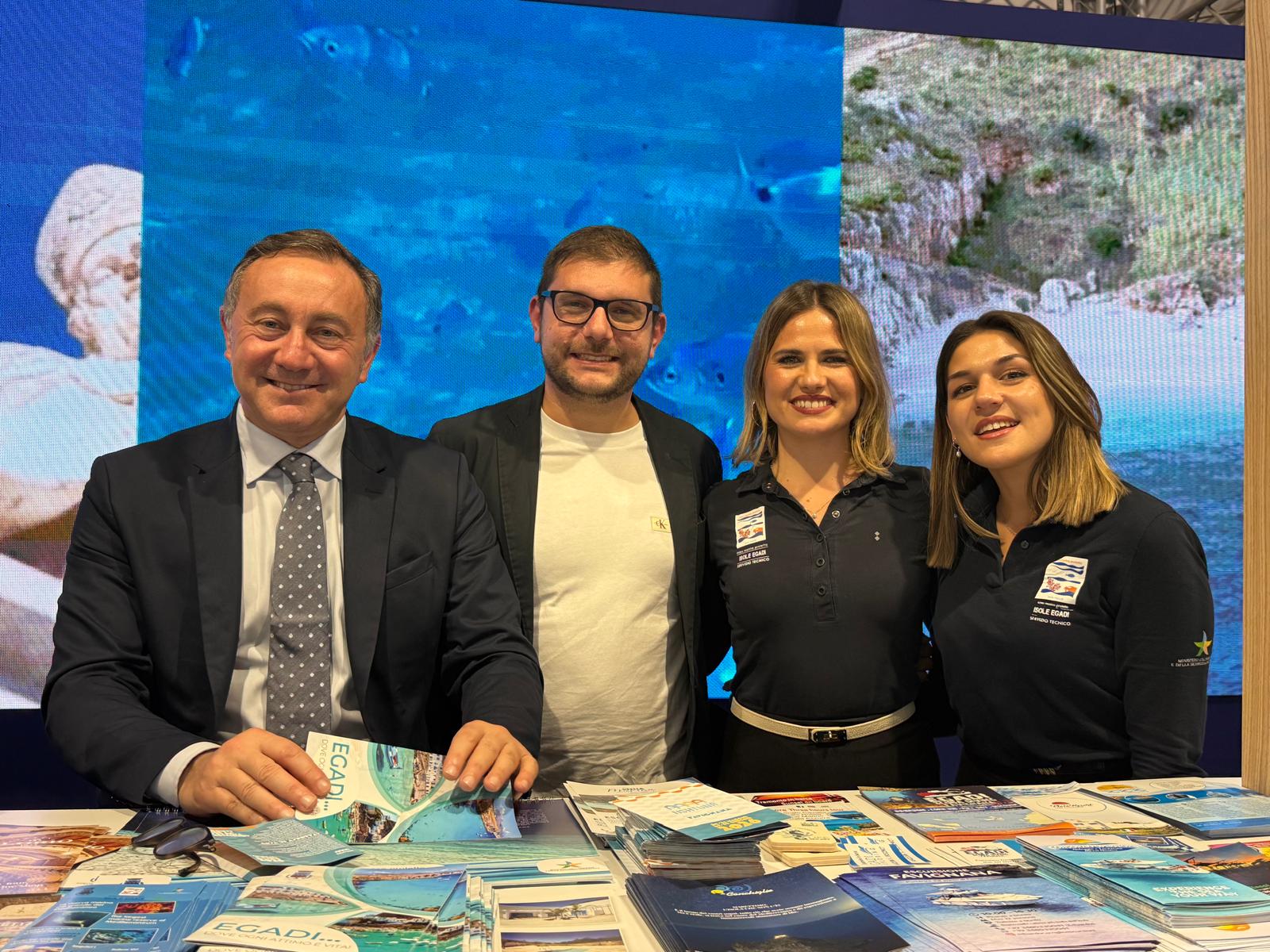 Le Egadi alla Borsa Internazionale del Turismo tra area marina e… cinema