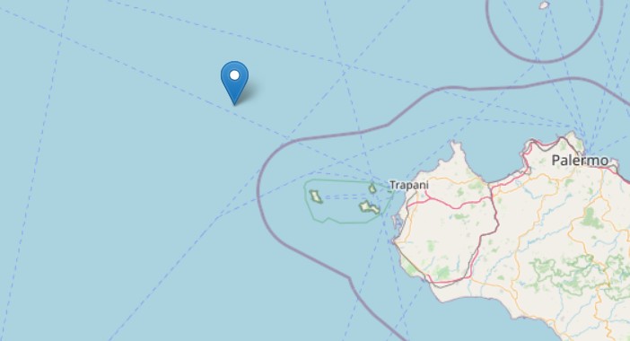 Continua la successione di scosse sismiche davanti alle coste di Trapani e Palermo