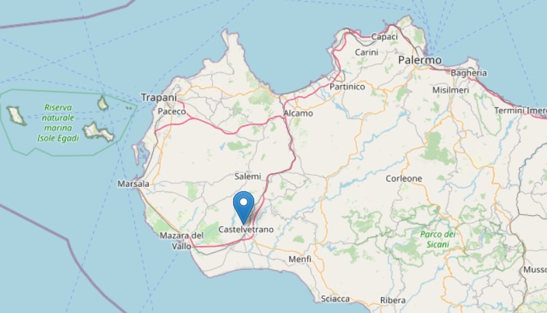 Lievi scosse di terremoto con epicentro nel Tirreno meridionale e nel Belice