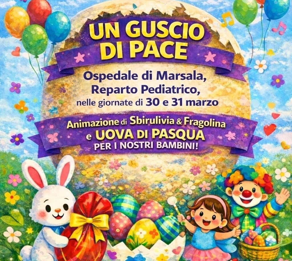 Marsala: la Chiesa Cristiana Shalom porta uova di pasqua e divertimento in Pediatria