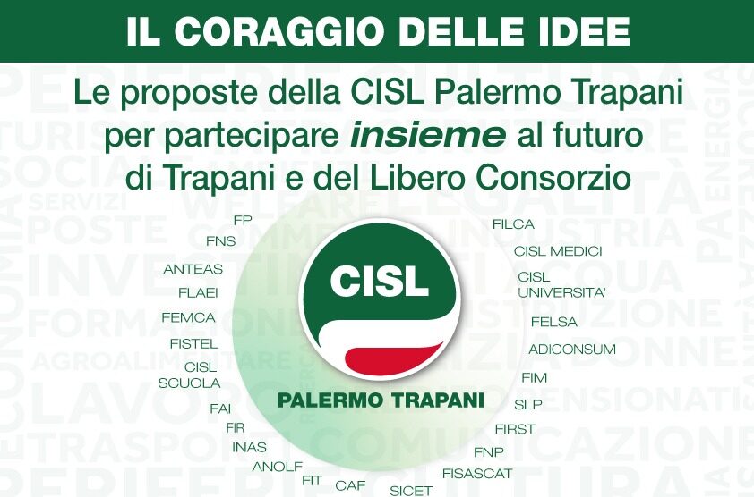 Rilanciare Trapani e la sua Provincia, la Cisl presenta le sue proposte il 20 marzo