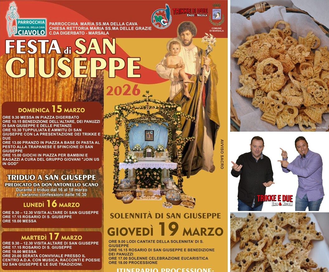 A Marsala la festa di San Giuseppe è nel cuore di Digerbato ￼