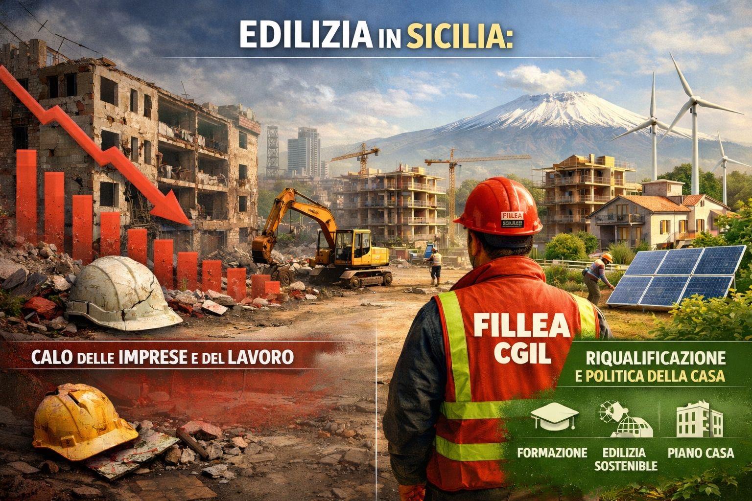 Edilizia siciliana verso il baratro: centinaia di imprese sparite e rischio una nuova crisi occupazionale