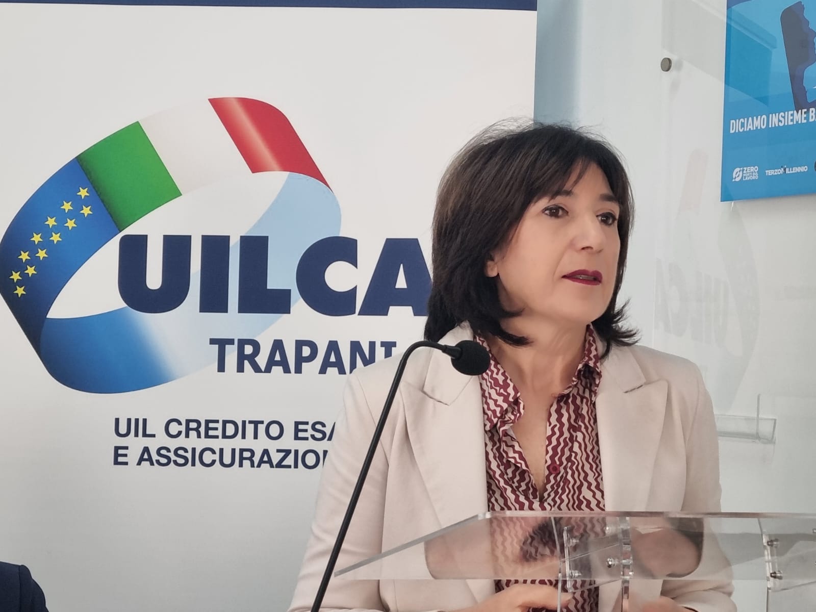 Laura Pellegrino riconfermata segretaria generale Uilca Trapani
