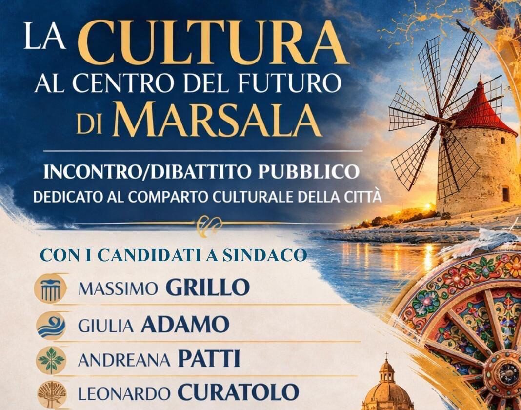 Marsala, la cultura al centro del futuro: confronto pubblico tra i candidati sindaco