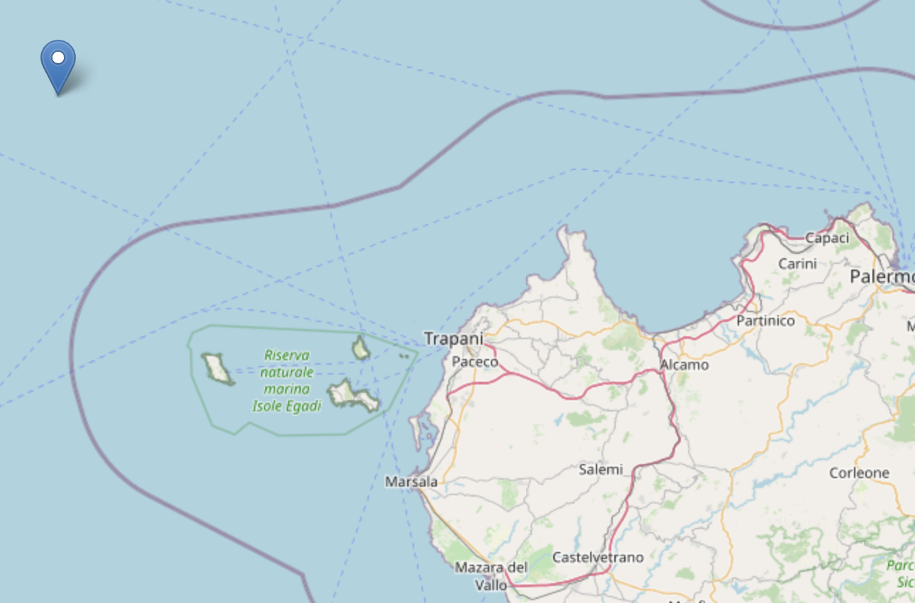 Al largo della costa trapanese due scosse in poche ore