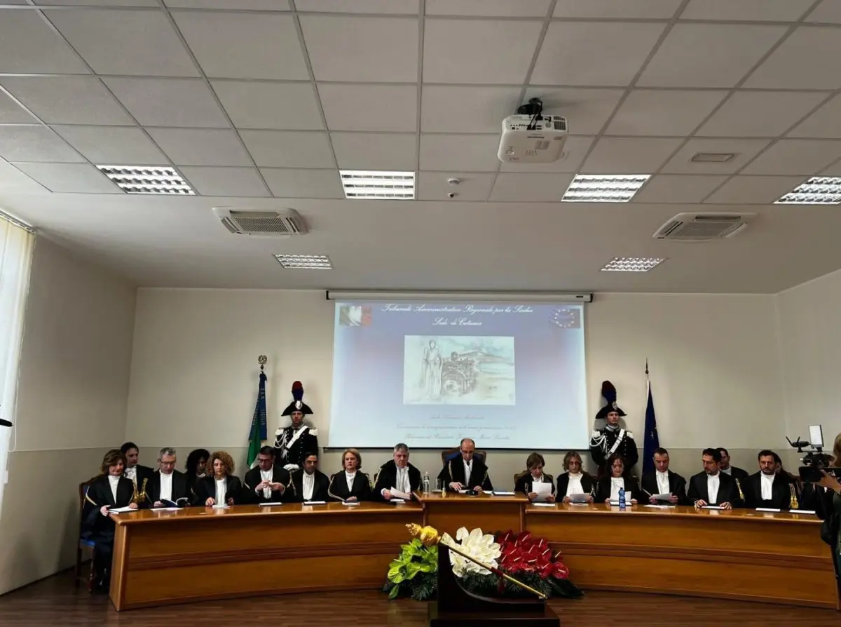 Inaugurato l’anno giudiziario del Tar di Catania, Savasta “Bene la riduzione dell’arretrato”