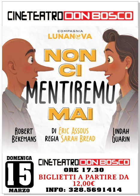 Al Don Bosco di Marsala la commedia “Non ci mentiremo mai”