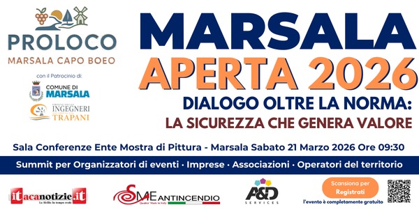 Marsala Aperta 2026: istituzioni e operatori a confronto per sicurezza e accoglienza all’avanguardia