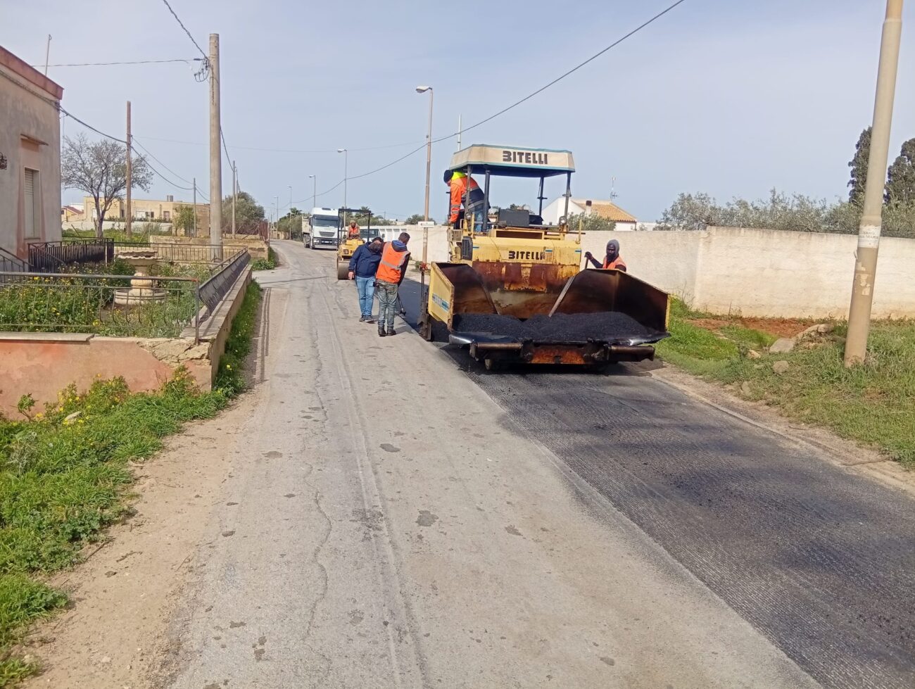 A Marsala prosegue la manutenzione delle strade da Amabilina a Strasatti