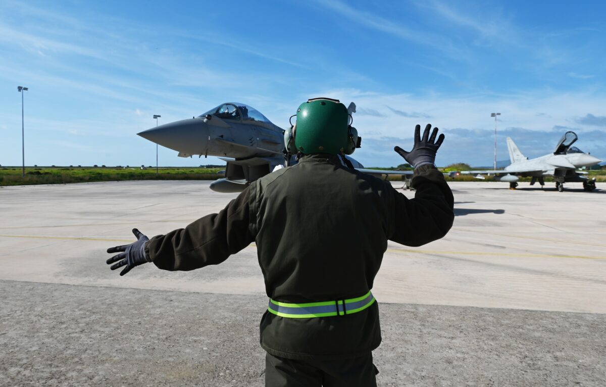 A Birgi esercitazione Eurofighter per missioni di volo complesse