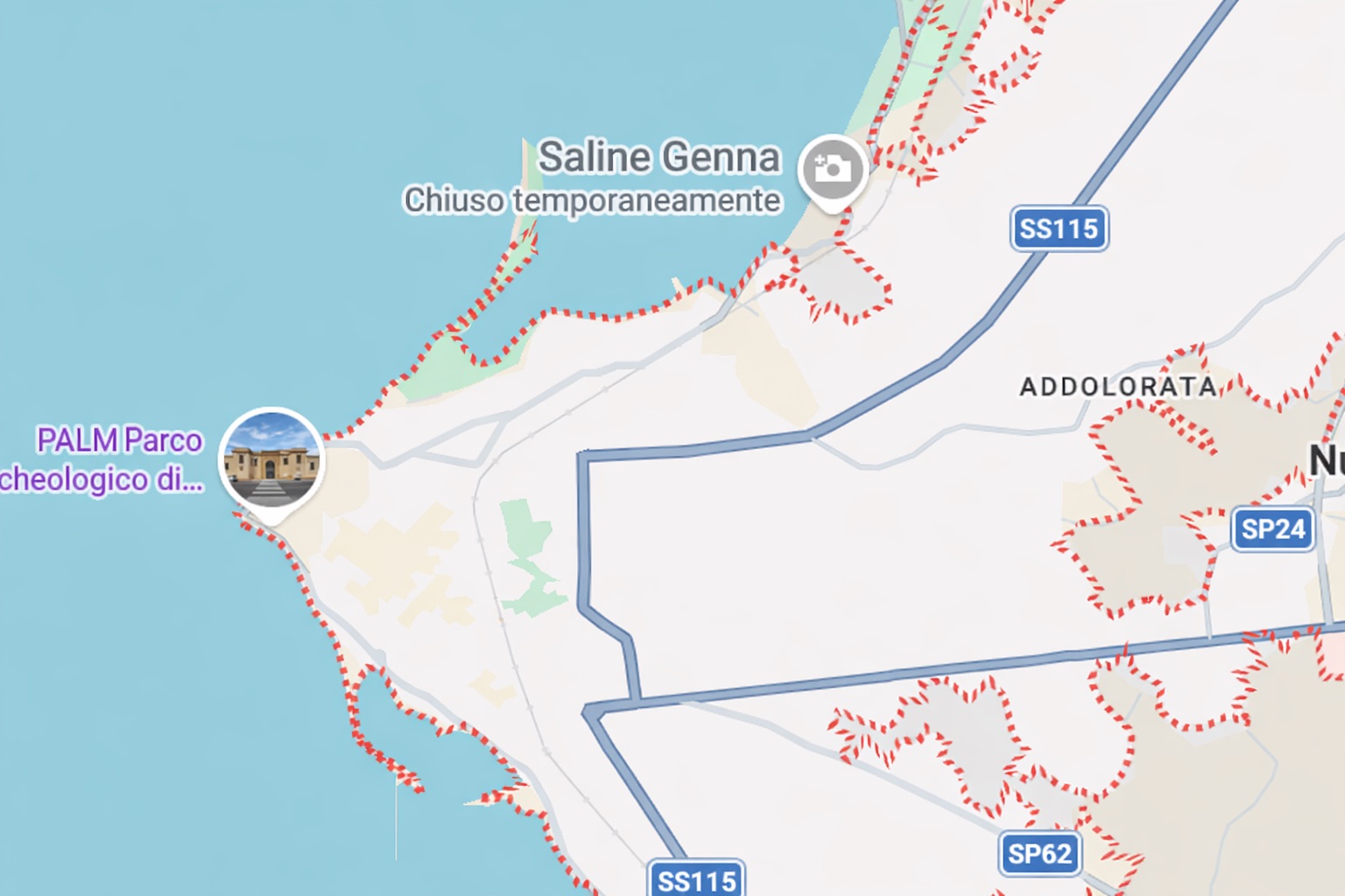 Via Loi, Montmasson, Pellegrino: Google Maps e la nuova toponomastica marsalese