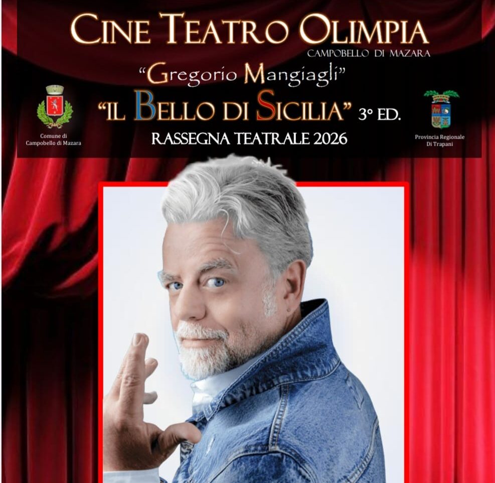 Al Teatro Olimpia di Campobello arriva Ernesto Maria Ponte