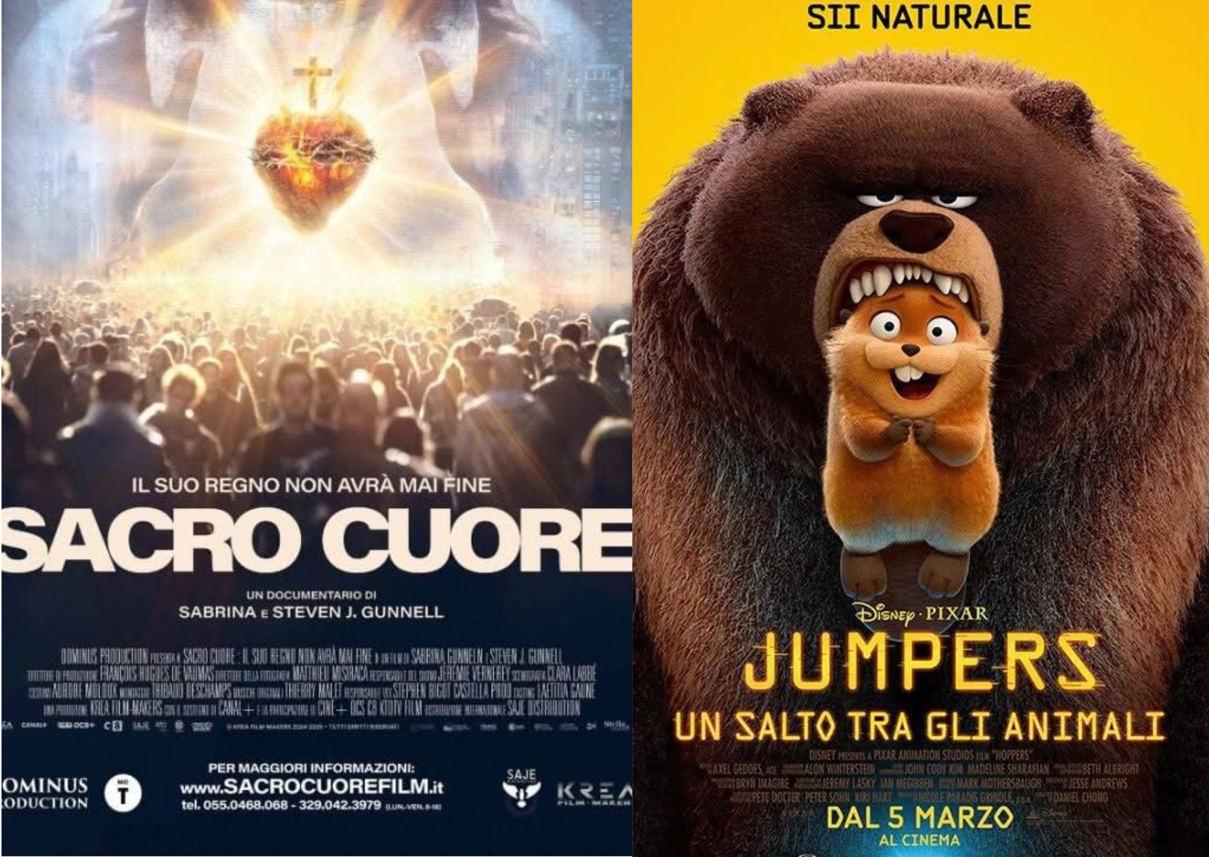 Al Cinema Golden di Marsala i film “Jumpers” e “Sacro Cuore”