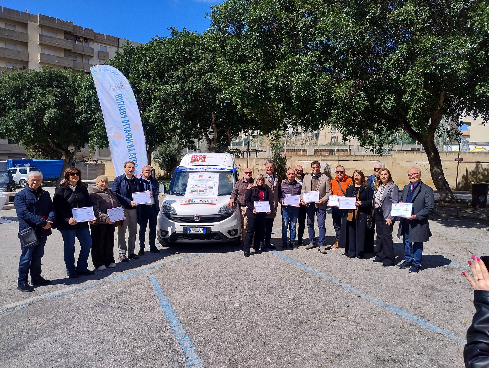 Rinnovato a Erice il comodato d’uso del veicolo per il supporto alle persone con sclerosi multipla