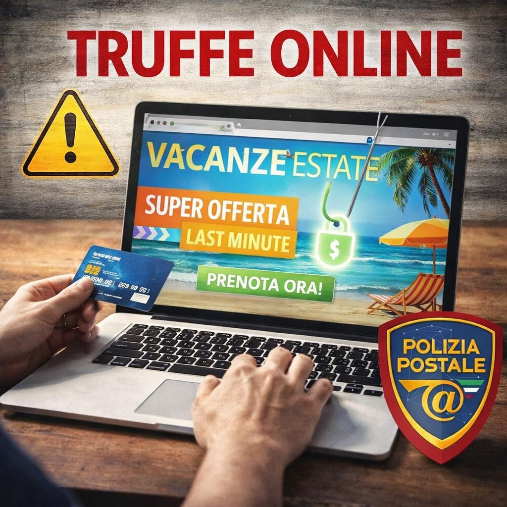 La vacanza che non c’è: la nuova truffa che sfrutta le prenotazioni online