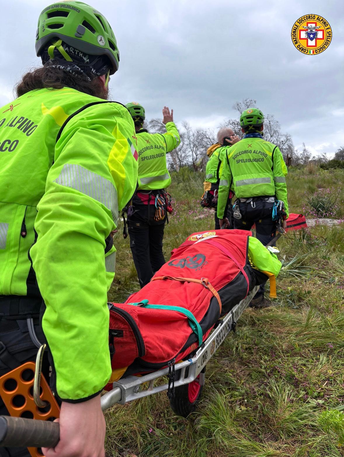 Calatafimi: escursionista cade e rimane ferito, soccorso alpino lo salva