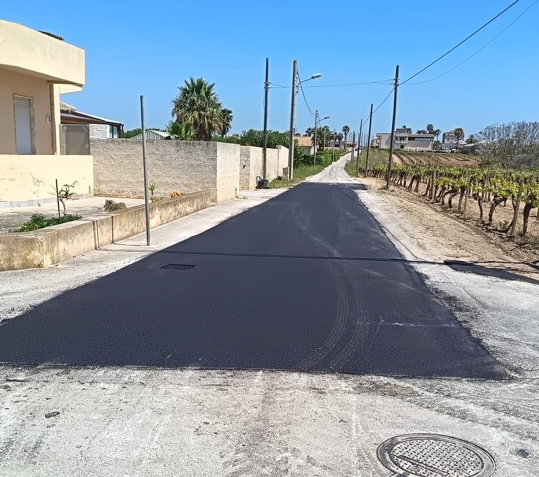 Petrosino: lavori in corso per migliorare le condizioni delle strade comunali