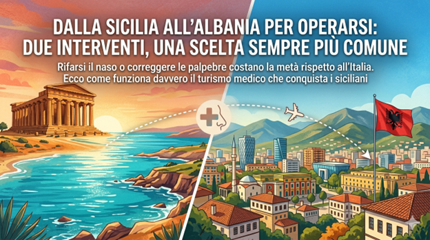 Dalla Sicilia all’Albania per operarsi: due interventi, una scelta sempre più comune