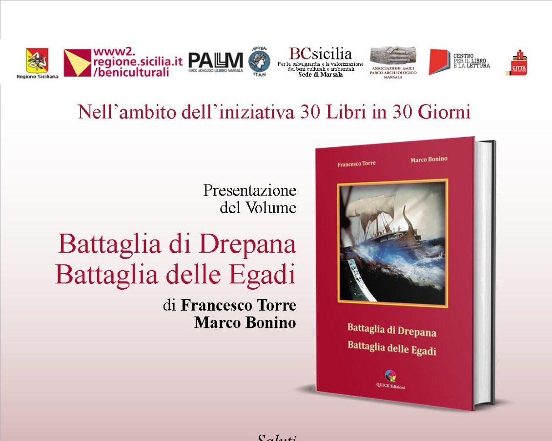 Al Museo Lilibeo si presenta “Battaglia di Drepana – Battaglia delle Egadi”