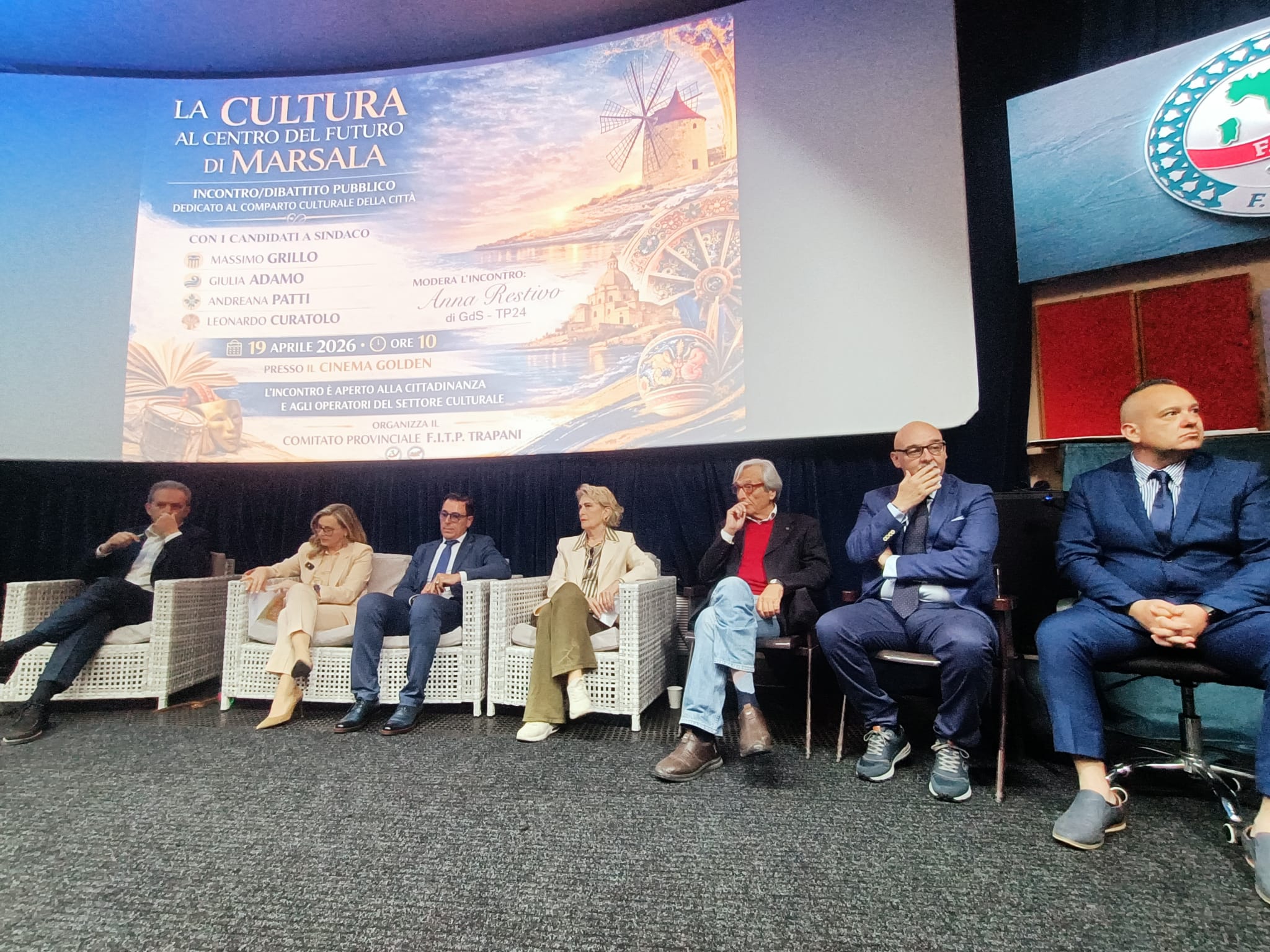 Politiche culturali a Marsala: scintille al confronto tra i candidati, che poi firmano il protocollo FITP