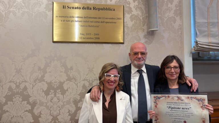 Pipitone News, al Senato il premio Giornalismo Scolastico per la scuola marsalese