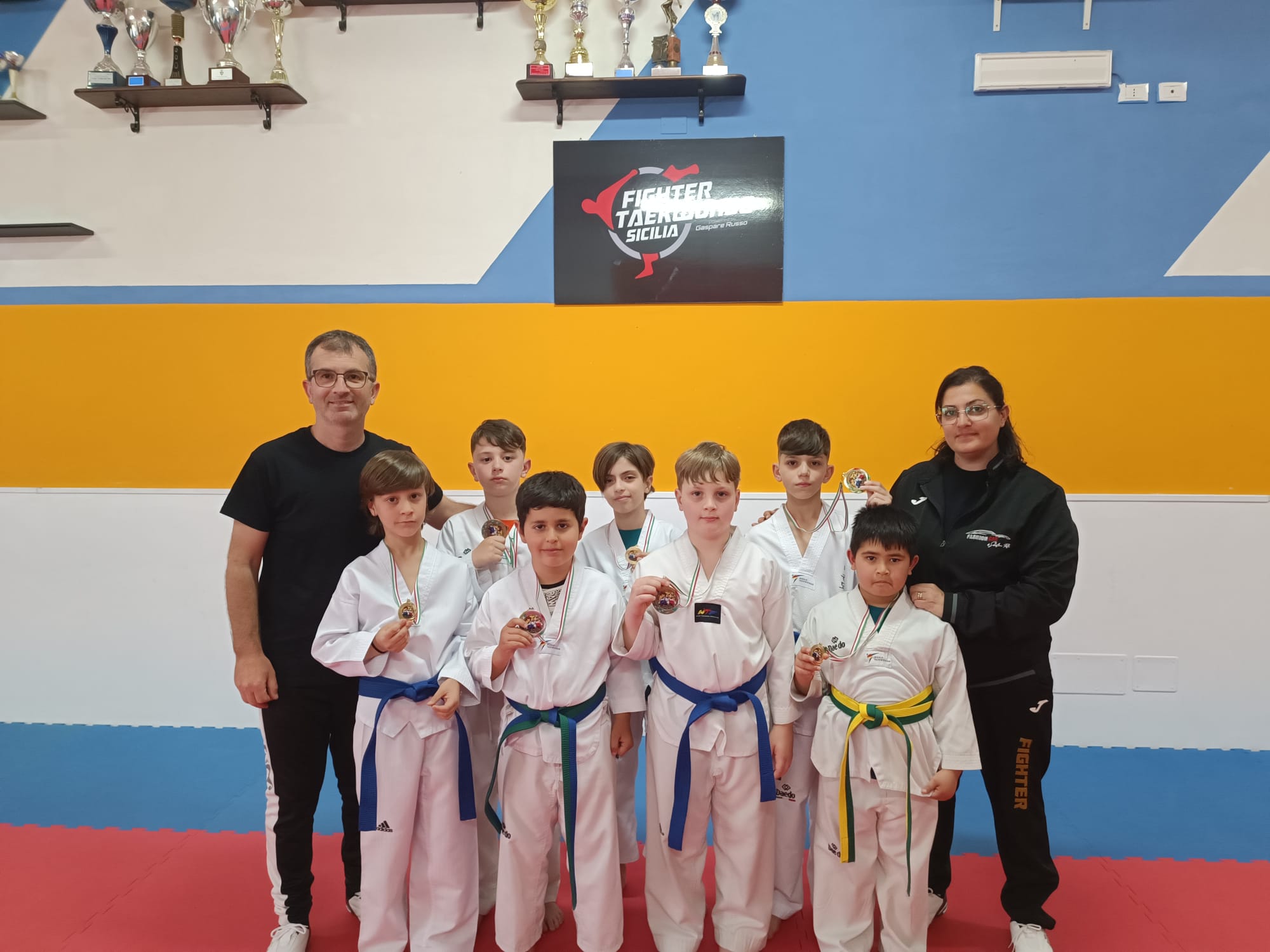 Fighter Taekwondo Mazara: successi al torneo di combattimento per bambini