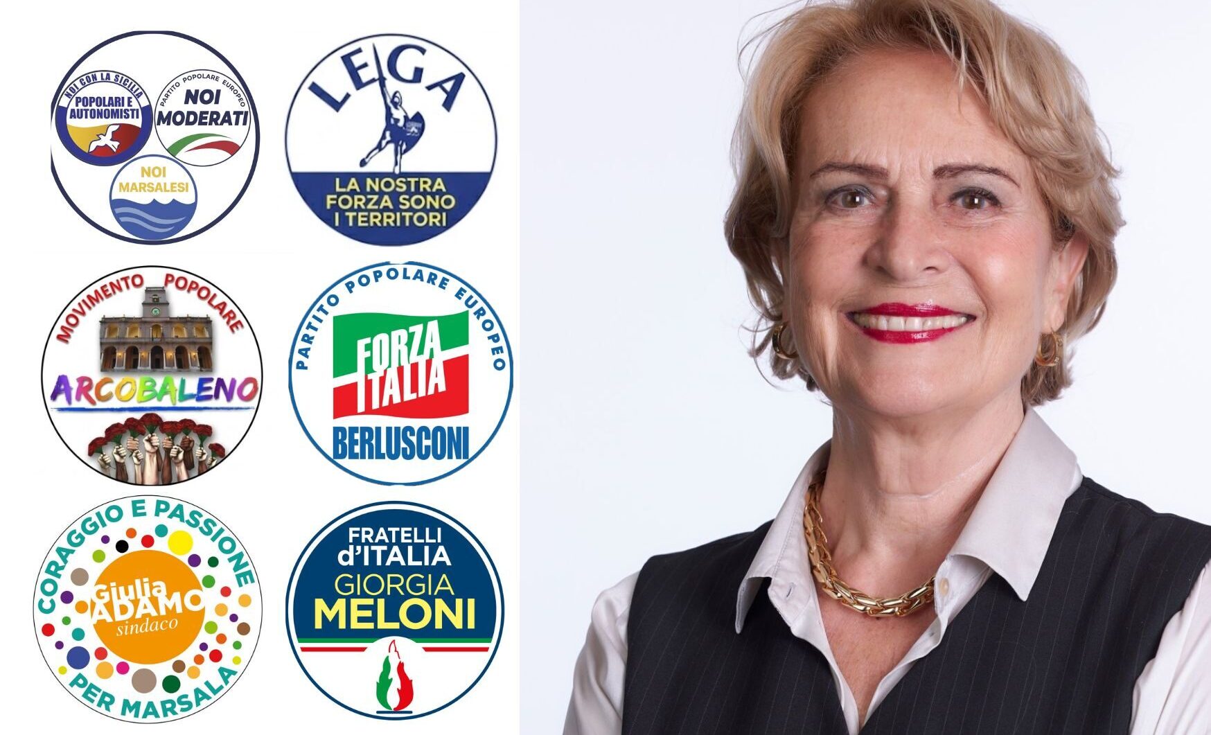 Marsala al voto: le liste e gli assessori della candidata sindaca Giulia Adamo