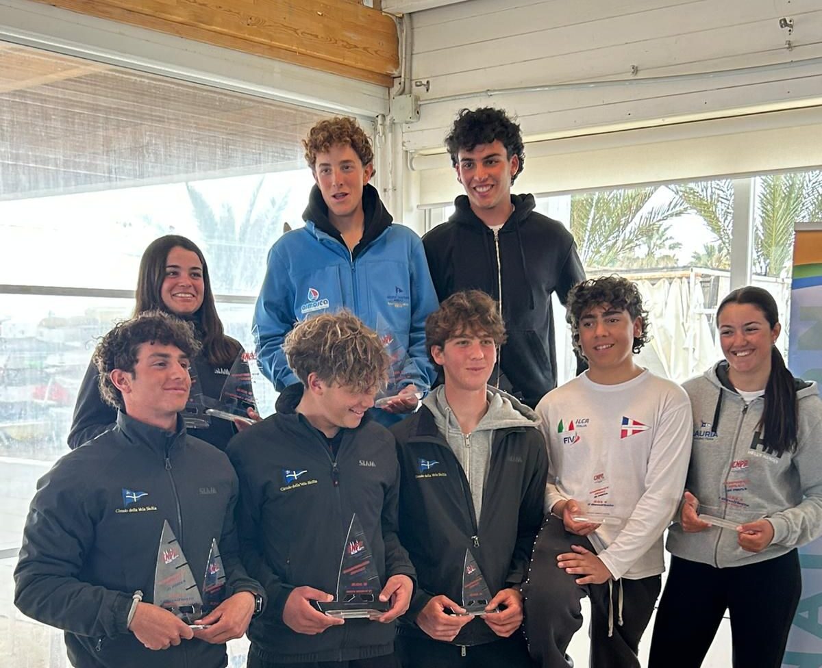 La Canottieri Marsala sul podio della 3ª prova del Campionato Zonale ILCA