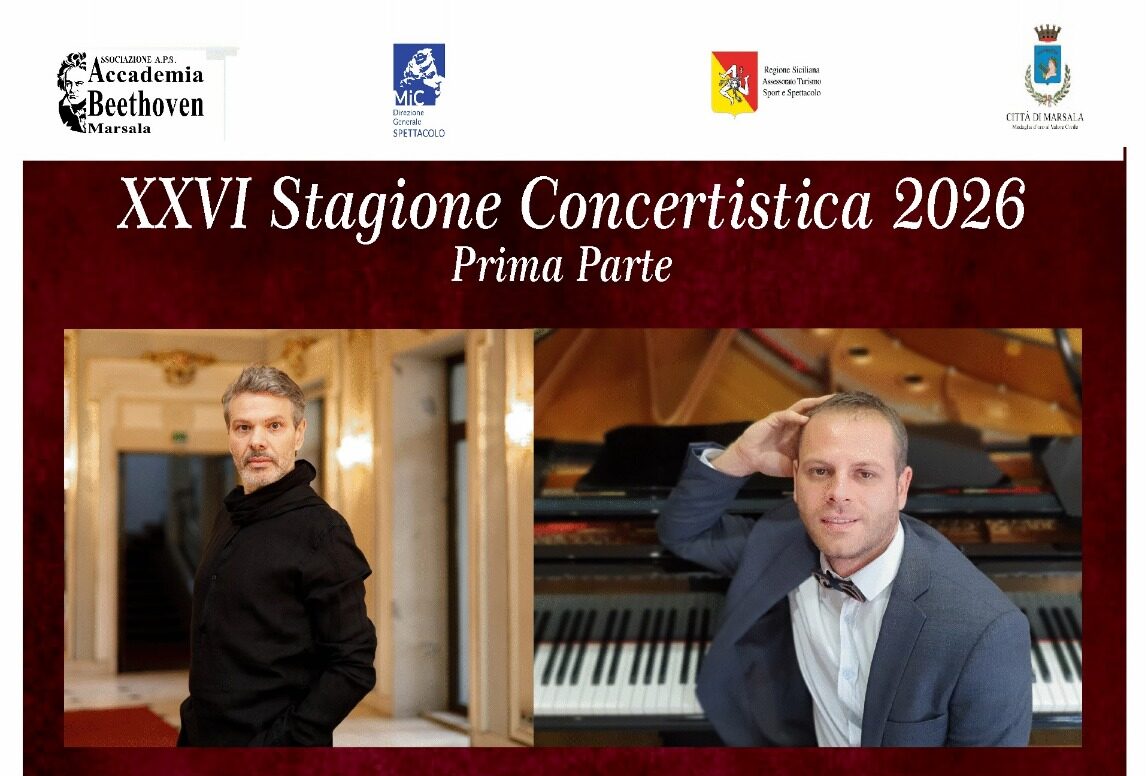 Al Teatro Sollima di Marsala il concerto del Duo Baritono-Pianoforte Andric- Shepanovic