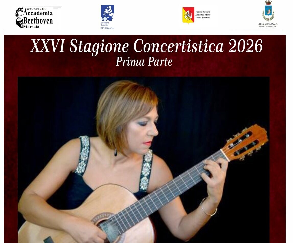 Al Teatro Sollima di Marsala il concerto della chitarrista Ivana Oliva
