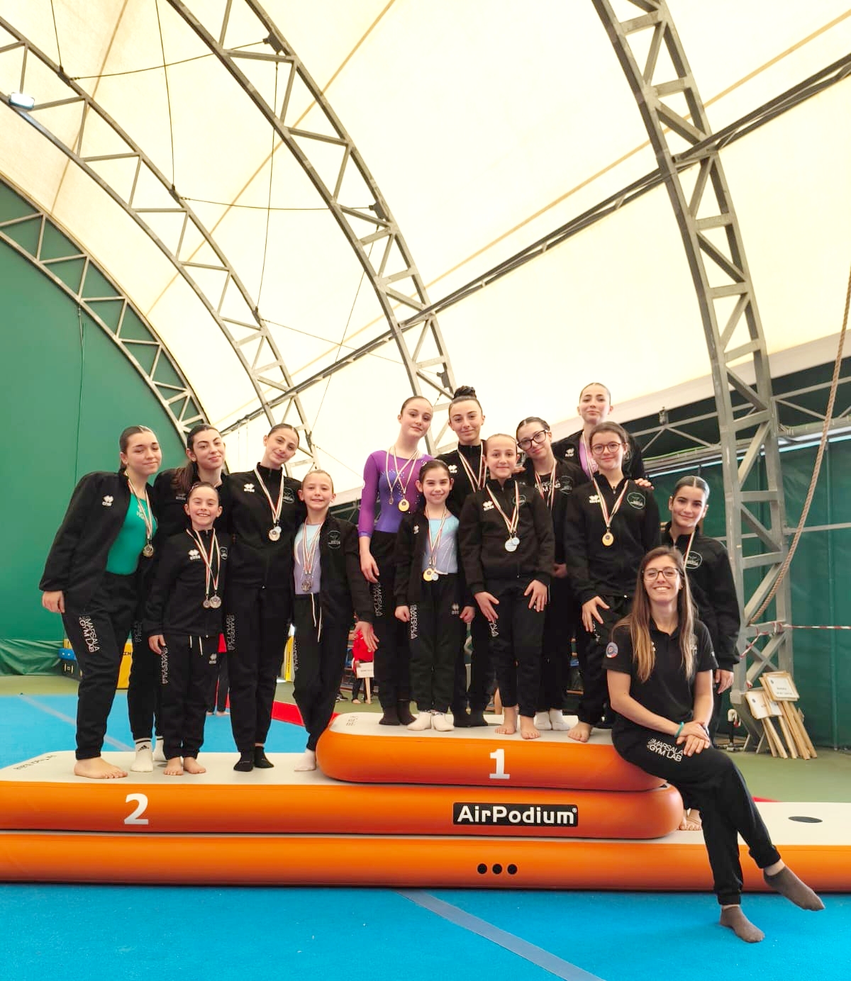 Ginnastica: alla prima prova regionale medaglie per la Marsala Gym Lab