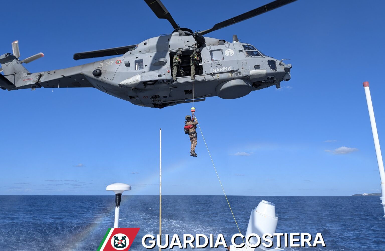 Pantelleria, esercitazione della Guardia Costiera: testate le operazioni di soccorso