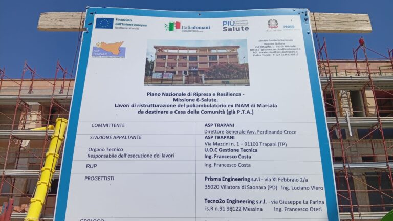 Sanità, il Pnrr accelera: in provincia di Trapani strutture già attive e nuovi presidi pronti a partire