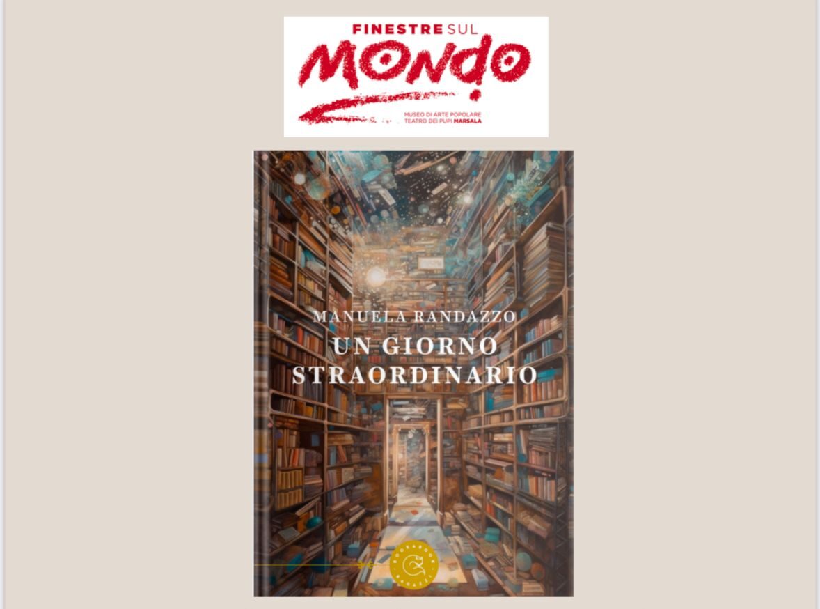 Marsala: a Finestre sul Mondo Manuela Randazzo presenta il romanzo “Un giorno straordinario”