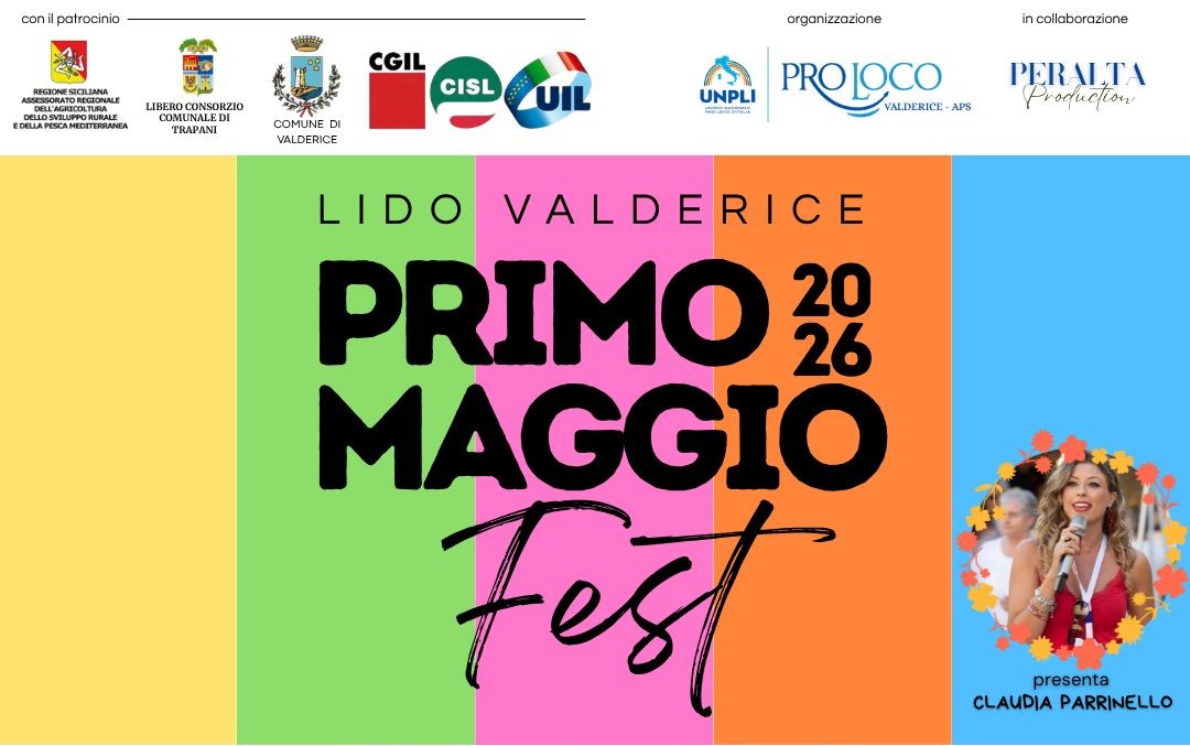 Valderice si prepara al Primo Maggio Fest l’1 e 2 maggio
